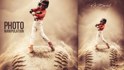 儿童棒球-Photoshop操作教程-ps教程