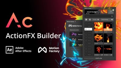 AE扩展Motion Factory的ActionFX Builder扩展包介绍和下载