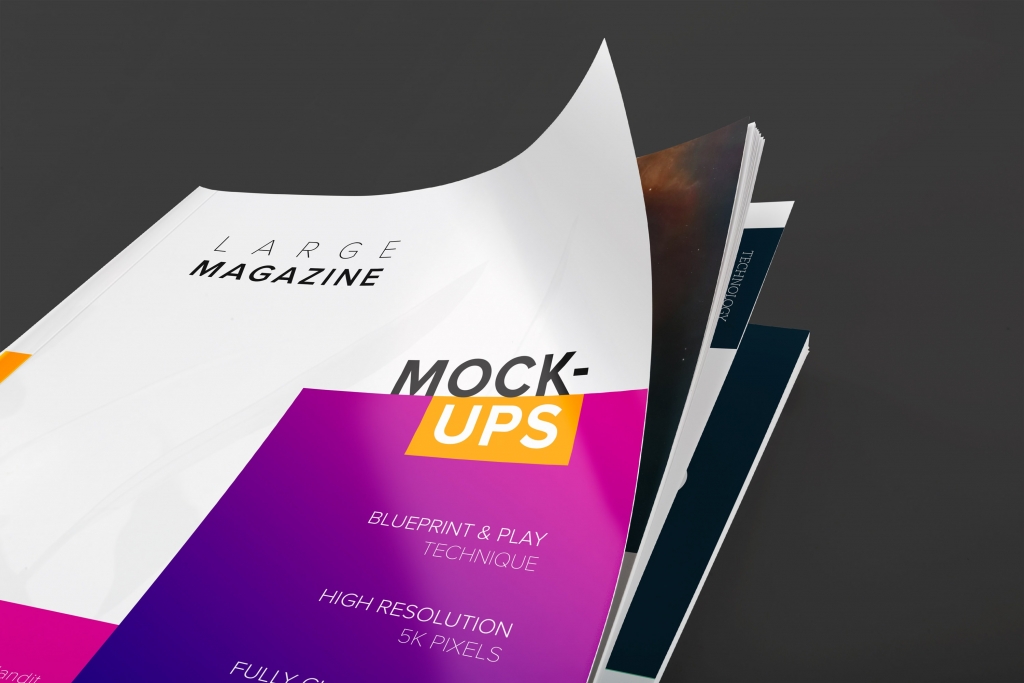 杂志设计样机 Large Magazine Cover Close Up View Mockup-联萌后期商店果子坤⎛⎝sockite⎠⎞