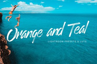 茶色和橙色调色滤镜 Lightroom 预设 Orange Teal Lightroom Presets + LUTs