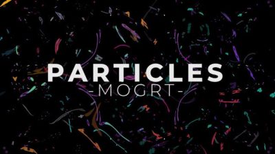 20组彩色粒子预设创建粒子元素效果-PR预设